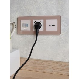 Рамка 3-м BRITE РУ-3-2-Бр стекло дым. RE IEK BR-M32-G-41-K97