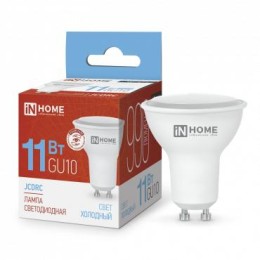 Лампа светодиодная LED-JCDRC-VC 11Вт рефлектор 6500К холод. бел. GU10 990лм 230В IN HOME 46906120247