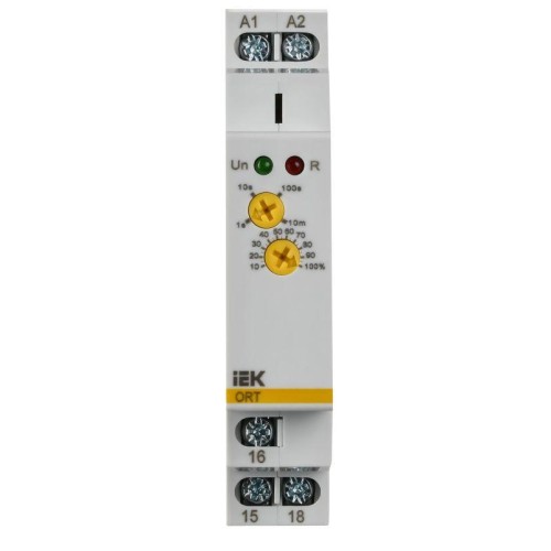 Реле задержки выключения при снятии питания ORT 12-240В AC/DC IEK ORT-D-ACDC12-240V