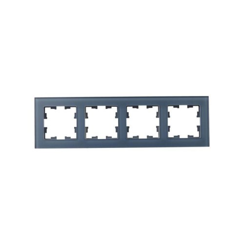 Рамка 4-м BRITE РУ-4-2-Бр стекло маренго матов. IEK BR-M42-G-31-K35