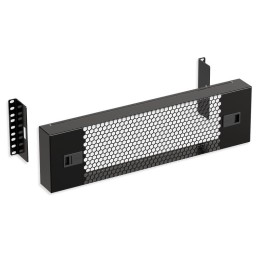 Экран защитный 3U перф. 19дюйм RAL 9004 черн. SYSMATRIX PS 0300.9000
