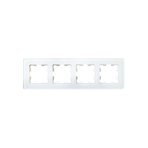 Рамка 4-м BRITE РУ-4-2-Бр стекло бел. RE IEK BR-M42-G-41-K01