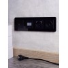 Рамка 4-м BRITE РУ-4-2-Бр стекло черн. RE IEK BR-M42-G-41-K02