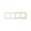 Рамка 4-м BRITE РУ-4-2-Бр стекло эко грин RE IEK BR-M42-G-41-K06