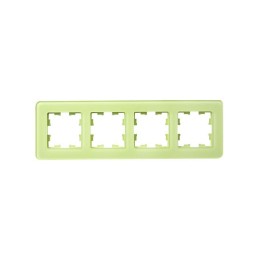 Рамка 4-м BRITE РУ-4-2-Бр стекло эко грин RE IEK BR-M42-G-41-K06