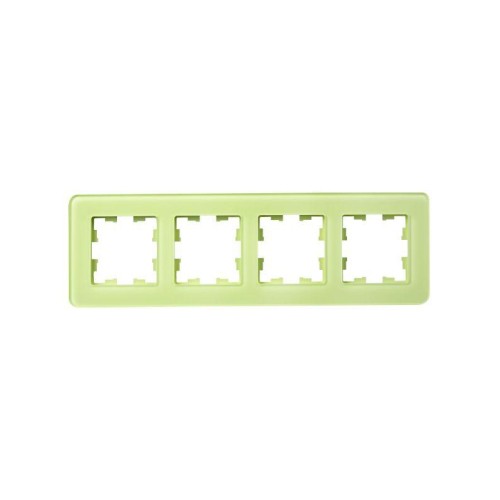 Рамка 4-м BRITE РУ-4-2-Бр стекло эко грин RE IEK BR-M42-G-41-K06