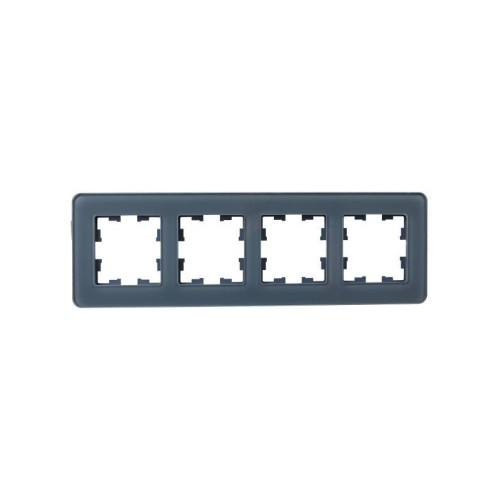 Рамка 4-м BRITE РУ-4-2-Бр стекло графит RE IEK BR-M42-G-41-K53