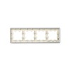 Рамка 4-м BRITE РУ-4-2-Бр стекло песчан. RE IEK BR-M42-G-41-K98