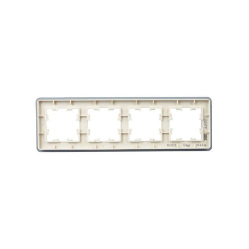 Рамка 4-м BRITE РУ-4-2-Бр стекло песчан. RE IEK BR-M42-G-41-K98