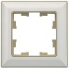 Рамка 1-м BRITE РУ-1-Бр беж./жемчуж. IEK BR-M12-12-1-K10