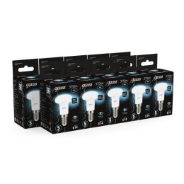 Лампа светодиодная Black 4Вт R39 рефлектор 4100К нейтр. бел. E14 370лм GAUSS 106001204