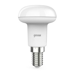 Лампа светодиодная Black 4Вт R39 рефлектор 4100К нейтр. бел. E14 370лм GAUSS 106001204