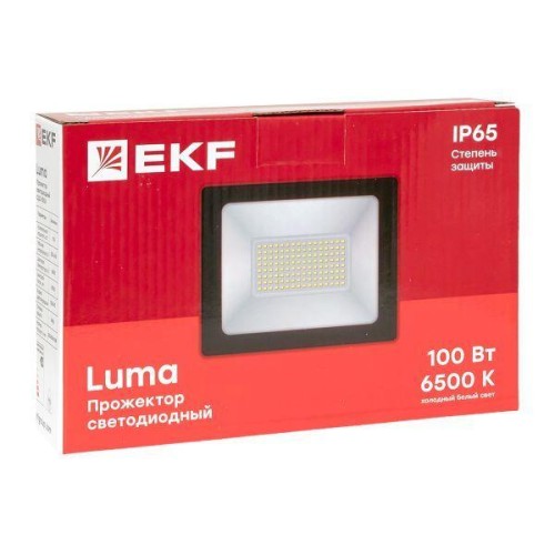 Прожектор светодиодный СДО-3006 100Вт 6500К IP65 Basic EKF FLL-3006-100-6500
