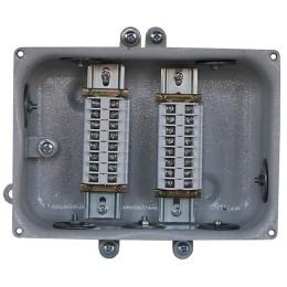 Коробка клеммная КЗНА-16 У2 16 зажимов IP54 (заглушка резиновая "пирамидка") Электротехник ET006949