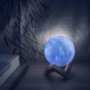Светильник светодиодный настольный 3D Луна 1Вт 100лм 5В аккум. Li-ion 450мА.ч RGB многоцветн. GAUSS