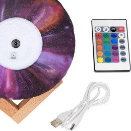 Светильник светодиодный настольный 3D Луна 1Вт 100лм 5В аккум. Li-ion 450мА.ч RGB многоцветн. GAUSS