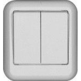 Выключатель 2-кл. ОП Прима 10А IP20 бел. (опт. упак.) SchE VA5U-214-B