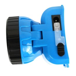 Фонарь аккумуляторный налобный LED5361 12LED 2 режима 220В пластик. голуб. (бокс) Ultraflash 12420