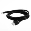 Кабель видео HDMI-HDM ELX-VC01P-HDMI 1080P 2м PVC черн. пакет Ergolux 15296