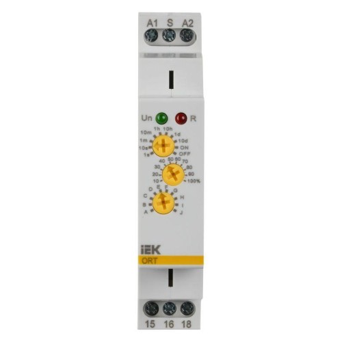 Реле времени многофункц. ORT 1 контакт 230В AC IEK ORT-M1-AC230V