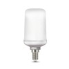 Лампа светодиодная Flame 5Вт T65 1500К тепл. бел. E14 80лм GAUSS 157401105