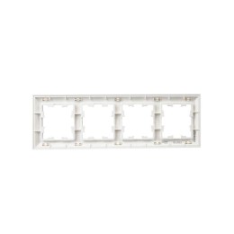 Рамка 4-м BRITE РУ-4-Бр бел./бел. IEK BR-M42-12-K01