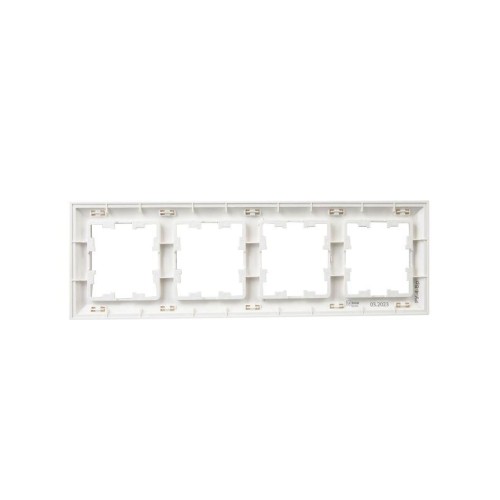 Рамка 4-м BRITE РУ-4-Бр бел./бел. IEK BR-M42-12-K01