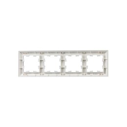 Рамка 4-м BRITE РУ-4-Бр алюм./алюм. IEK BR-M42-12-K47