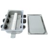 Коробка клеммная КС-20 У2 20 клемм IP65 (пластиковые вводы MG 20х2/MG 25x2/MG 32x2) Электротехник ET