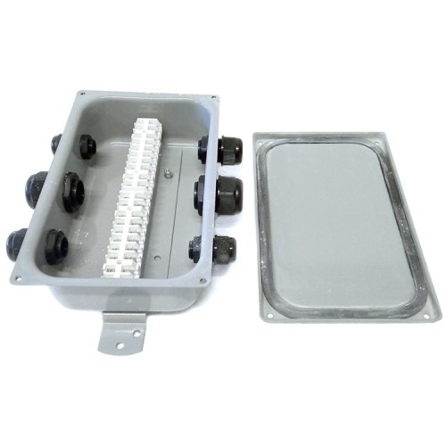 Коробка клеммная КС-20 У2 20 клемм IP65 (пластиковые вводы MG 20х2/MG 25x2/MG 32x2) Электротехник ET
