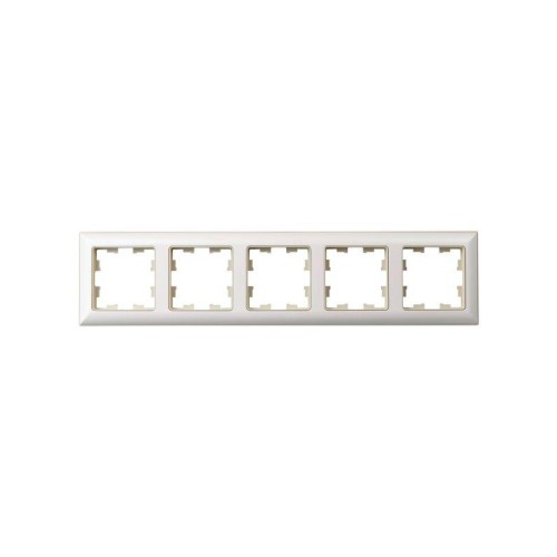 Рамка 5-м BRITE РУ-5-Бр беж./жемчуж. IEK BR-M52-12-1-K10