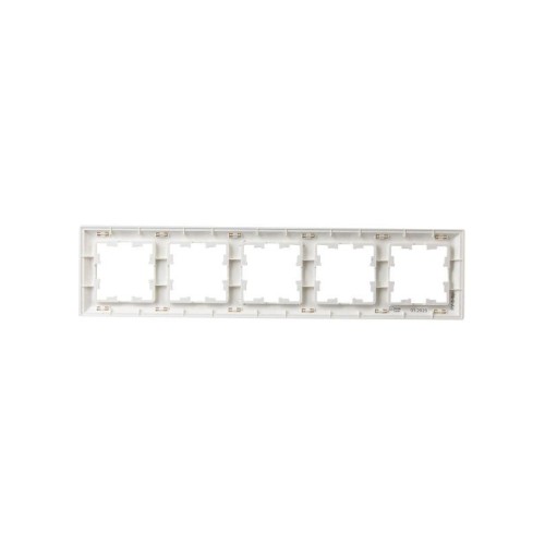 Рамка 5-м BRITE РУ-5-Бр бел./бел. IEK BR-M52-12-K01