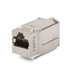 Вставка RJ45 (8P8C) кат.5E экранир. 110 IDC KJNE-8P8C-C5e-90-SH-F-WH заделка с помощью NE-TOOL бел.