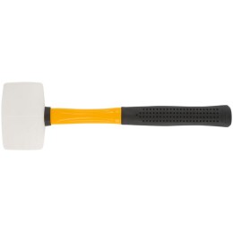 Киянка 60мм 450г фибергласовая ручка резинов. бел. FIT 45503
