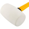 Киянка 60мм 450г фибергласовая ручка резинов. бел. FIT 45503