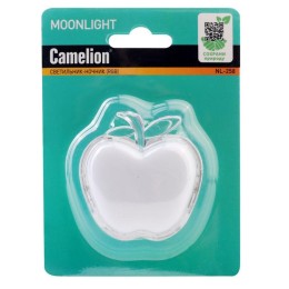 Светильник-ночник светодиодный NL-258 "яблоко RGB" 220В Camelion 15376