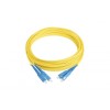 Патч-корд FC-D2-9-SC/UR-SC/UR-H-10M-LSZH-YL волоконно-оптический (шнур) SM 9/125 (OS2) SC/UPC-SC/U