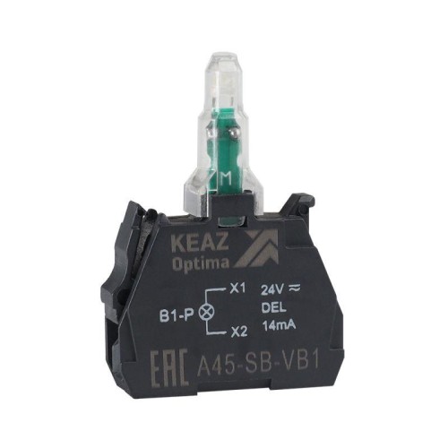 Блок световой OptiSignal D22 A45-SB-VB5 желт. 24 В AC/DC с защитой от наводок ZBVB5 КЭАЗ 362247