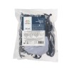 Гирлянда светодиодная "Айсикл" (бахрома) 4х0.6м 128LED бел. 10Вт 230В IP67 провод каучук черн. Neon-