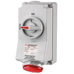 Розетка наружн. уст. Duo 16А 3P+E+N IP44 с мех. блок Mennekes 5103A