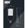 Светильник светодиодный ДКУ 1002-150Д 5000К IP65 уличный консольный сер. IEK LDKU0-1002-150-5000-K03