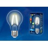 Лампа светодиодная LED-A60-12W/3000K/E27/CL PLS02WH Sky 12Вт A 3000К тепл. бел. прозр. картон Uniel