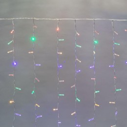 Гирлянда светодиодная "Светодиодный Дождь" 2х3м 448LED мультиколор 66Вт 230В IP65 постоян. свечение