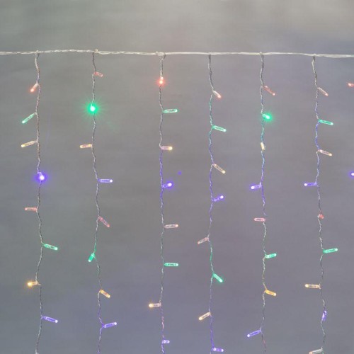 Гирлянда светодиодная "Светодиодный Дождь" 2х3м 448LED мультиколор 66Вт 230В IP65 постоян. свечение