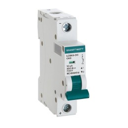 Выключатель автоматический модульный РDE LCB63H-DC-B20/1 20А 1P кривая B 10кА SmartWatt 451202049014