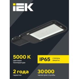 Светильник светодиодный ДКУ 1013-100Д 5000К IP65 уличный консольный IEK LDKU1-1013-100-5000-K03