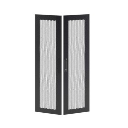 Дверь перфорированная двухстворчатая для IT-CQE 1200х800 RAL9005 DKC RBITCPMD1280