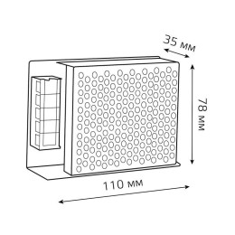 Блок питания для светодиодной ленты Black 40Вт 12В IP20 (драйвер) GAUSS 202003040