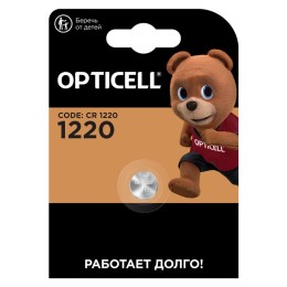 Элемент питания литиевый CR1220 (блист.1шт) Specialty Opticell 5060011