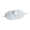 Шнур 61 602 NPS-FS02-170-2х0.5-WH 1.7м с диммир. выкл. бел. Navigator 61602
